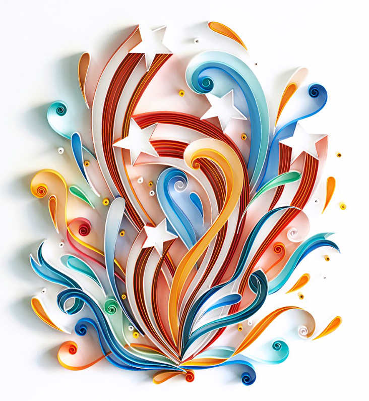 Contemporary Paper Quilling Art by Yulia Brodskaya